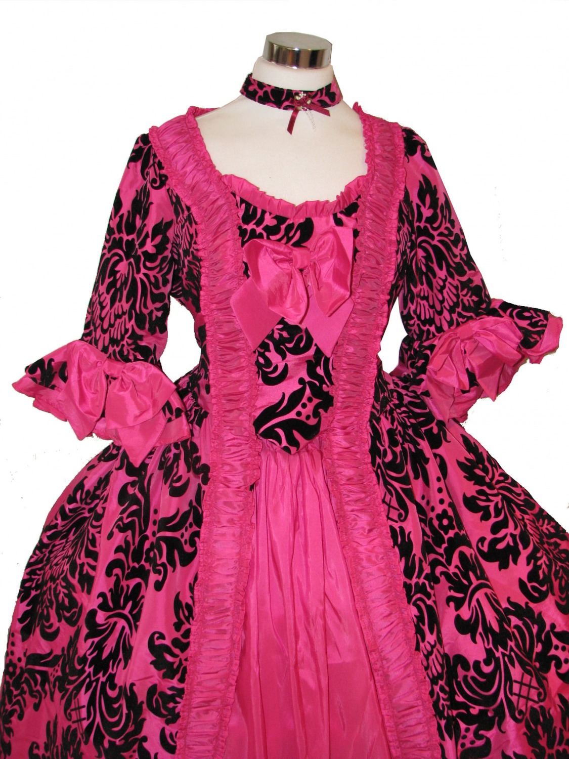 Deluxe Ladies 18th Century Marie Antoinette Masked Ball Costume Size 12 - 14 Image